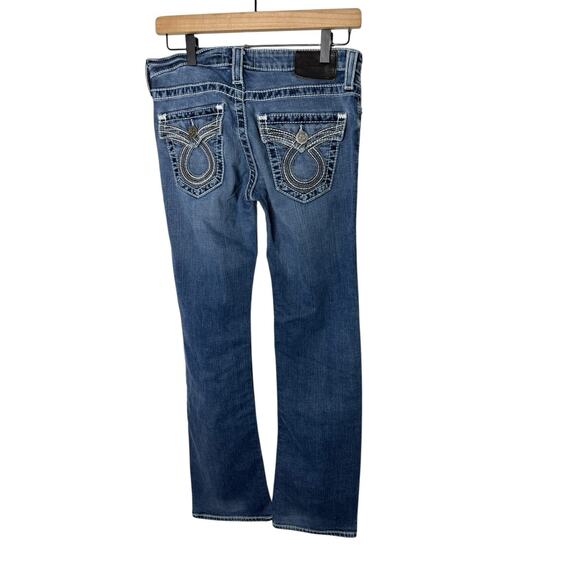 BIG STAR Womens Jeans Size 28 Remy Low Rise Bootcut Flap Pockets Western Blue - Picture 1 of 3